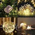 Miniatyrbillede 2 af 5: Soveværelses Lysstreng [Sæt af 2] 10M 100LED Mini Batteridrevet LED Lysstreng Indendørs & Udendørs Dekoration Lys Fe Lys til Soveværelse Jul
