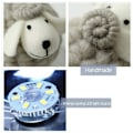 Miniatyrbild 2 av 4: LED Nattlampa, Får i Rattan, Sänglampa, Barnlampa Projektor, LED Nattlampa för Sovrum, Babyrum, Vardagsrum, Present, 110cm USB/Pu