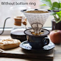 Miniatyrbillede 2 af 5: Genbrugelig Papirløs Kaffefilter Dripper i Rustfrit Stål