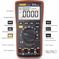 Miniatyrbillede 2 af 4: Automatisk digitalt multimeter, amperemeter, professionel elektrisk tester..--