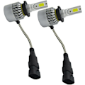 Miniatyrbild 3 av 5: 2 x D2s D4s T2 LED-strålkastarkit med diamanthvitt ljus, Carauto körstråle 6000k