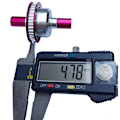 Miniatyrbilde 2 av 5: 38T metalltannet belte differensial oppgraderingsdeler for Sakura S XI XIS D4 D5 Ultimate DGS DGX DGXI DG5 DG7 DGW fjernkontrollbil