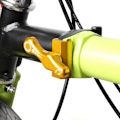 Miniatyrbillede 2 af 5: C Bike Cykelkrog Klemmeplade til Brompton 3SIXTY Aluminium Legering Magnetisk Hængsel Klemmeplade til Foldbar Cykel, Guld