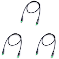 Miniatyrbillede 1 af 5: 3X El-cykel Ebike 5-polet Han til Display Forlængerkabel Stik til Midtmonteret Motor BBS01/BBS02/