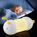 Miniatyrbillede 1 af 5: Børnenatlys, LED larvenatlampe til børn, foldbar og justerbar, bærbar natlampe, USB-oplader, magneter inkluderet, unisex - 30,0