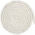 Miniatyrbilde 1 av 5: Hvit Makrame-tau 12mm - 10M, Makrame-tråd for DIY, Bohemisk veggdekorasjon