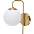 Miniatyrbillede 1 af 5: Nordisk Moderne E27 Glaskugle LED Vægslampe Frosttekstureret Rund Soveværelsesvægslampe 110240V