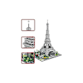 Miniatyrbillede 2 af 5: Byg Eiffel-tårnet Miniature Blocks Set, 3369 stykker Miniature Blocks 3d puslespil legetøj, gaver til voksne og børn