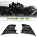 Miniatyrbillede 4 af 5: Aerodynamisk vingekit spoilers vinge vindstrømsfastgørelse til S1000RR V4 -10R R1, matsort