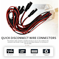 Pikkukuva 4 / 5: 4 kpl SAE-SAE jatkokaapeli SAE-irrotusjohtosarja 3 jalkaa liitin, 18 AWG (4 kpl 3 jalkaa)