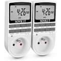 Miniatyrbilde 1 av 5: Elektrisk og digital stikkontakt-timer, digital stikkontakt-timer med 10 daglige og ukentlige programmer med tyverisikker modus og stor LCD-skjerm, spar strøm