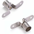 Miniatyrbilde 4 av 5: E10 LED-pærer Lamper Sokkel Base, 10stk Skruemonterte Pæreholdere for Hjemmeeksperiment Krets Elektrisk Test Tilbehør