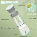 Miniatyrbild 3 av 5: Multifunktionell Elektrisk Citruspress, Högavkastande Apelsin Citron Juice Extractor Press Grapefrukt Bärbar USB Laddningsbar Sladdlös Fruktpress för