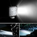 Miniatyrbillede 5 af 5: 2 stk. 48w 6000k LED Spot Beam Arbejdslys Lampe Traktor SUV Lastbil 4wd 12v 24v