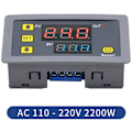 Miniatyrbilde 4 av 5: Digital tidsrelé LED-display syklustidskontrollbryter justerbar tidsrelé tidsbryter AC110-220V