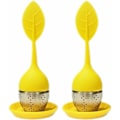 Miniatyrbillede 1 af 3: Teinfuser/Teinfuser/Diffuserfilter/Tesil, Teinfuser, Infuser fremstillet af 100% fødevaregodkendt silikone og rustfrit stål af høj kvalitet, 2