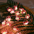 Pikkukuva 3 / 5: LED-kirsikkapuun valot, kirsikankukka valosarja, kukkavalosarjat, vaaleanpunaiset kirsikkavalosarjat juhliin, lomaan, häihin, syntymäpäivään, tunnelmaan (2M)