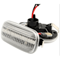 Miniatyrbilde 3 av 5: 2 stk LED-linse sidemarkør blinklys for A4 S4 B6 B7 A6 C5 TT A8