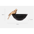 Miniatyrbilde 2 av 5: Golden Bird Storage Tredimensjonalt anheng Veranda Fuglerede Nøkkel Bærbar Oppbevaringsboks