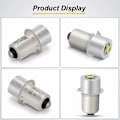Miniatyrbillede 4 af 5: LED Lommelygte Pære 5W 6-24V P13.5S Høj Effekt Opgradering LED Pære Udskiftningssæt (2 Pak)