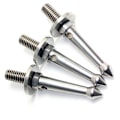 Miniatyrbilde 4 av 5: Tripod fotspiker 3 stykker rustfritt stål 3/8 tommer for mykere og mykere felttupper for //Siri/, etc. Stativ