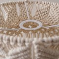 Miniatyrbillede 2 af 5: Håndstrikket Lampeklokke, Loftlampe Skærm, Boho Makramé Lampeklokke Lanterne til Stue Soveværelse Dekoration