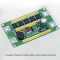Miniatyrbillede 5 af 5: 18650 Fuldt Automatisk Lithium Batteri Svejsemaskine 12V Bærbar Punktsvejsemaskine DIY Kontrol Tilbehørssæt
