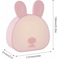 Miniatyrbillede 2 af 5: Baby Natlampe, Soveværelses Natlampe, 3 Farver Justerbar Lysstyrke Natlampe, Børns Bærbar Natlampe, Berøringsstyring, USB Genopladelig