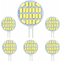 Miniatyrbillede 1 af 5: G4 LED 3W, AC12-24V, 300LM Cool White 6000K, 24x5730 SMD, 30w Halogenpæreækvivalent, Ikke-dæmpbar, G4 Rund LED-pære til skabslys, belysning,