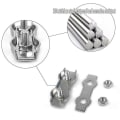 Miniatyrbillede 2 af 5: 20 stk. M2 Duplex Kabelbindere, Metal Kabelbindere, Duplex Klemmer til 2mm R Stål