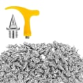 Miniatyrbilde 1 av 5: Rustfrie stålpigger for tursko, isbrodder erstatningspigger stålpyramidespigger for fotturer, høyhopping
