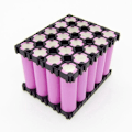 Miniatyrbillede 5 af 5: 50 stk. 18650 batteri 4X5 celleafstandsstykke strålende pakke sort plastik varmeholder