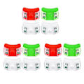 Pikkukuva 1 / 5: 12 x LED-veneenavigointivalot jahdille, moottoripyörälle, yökalastukseen (punainen, vihreä, valkoinen)