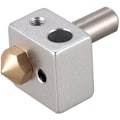 Miniatyrbillede 1 af 5: MK10 Hotend Kit til 3D-printer med M7-dyse og hals med PTFE-rør, opgraderet version, kompatibel med M3-termistorer