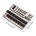 Pikkukuva 3 / 5: 3S BMS 12V 100A Li-Ion LMO Ternary Lithium Li-Polymer -akkujen suojapiirilevy latausmoduuli