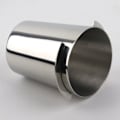 Miniatyrbillede 2 af 5: 58mm Kaffe Tamper Modtager Kop Pulver Dispenser Maskine Slidstærk Del Kaffe Dispenser Dele Sølv