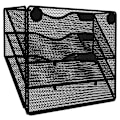 Pikkukuva 4 / 5: 3-kerroksinen magneettinen tiedostoteline, ei porausta, ei porausta, lehtiteline, kaapit, postikansio jääkaapille ja toimistolle