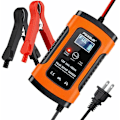 Miniatyrbillede 1 af 4: Opladere, Boostere og Starthjælp 12V 5000mA Fuldautomatisk Batterioplader/Vedligeholdelseslader til Biler, Motorcykler, ATV'er, Campingvogne, Powersports, Både og Mere
