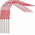Miniatyrbilde 1 av 5: 5 stk elektriske patronvarmeelementer 220V 6 mm rørdiameter rustfritt stål rørformede varmeelementer Effekt 120W