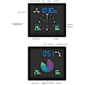 Miniatyrbild 3 av 5: Vattentät badrumsväggklocka Duschklockor Timer Elektronisk digital väggklocka Kök Badrum Tid Vit