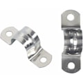 Miniatyrbilde 5 av 5: 16mm 304 Rustfritt Stål U-Rørklemme Tilkoblingsring Rørklemme Kort Klemmeklemme U-Formet Sal Kort Rørbeslag 20 stk