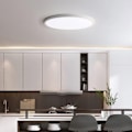 Miniatyrbillede 5 af 5: Flad LED Loftlampe, 28w 2500lm Rund Loftlampe 6000k Kold Hvid, Ultra Tynd Loftlampe til Stue, Badeværelse, Køkken, Balkon, Badeværelse