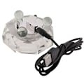 Miniatyrbillede 5 af 5: Multi-Color Crystal LED Lys Base Automatisk Blinkende Base Farve Show Stand Belyste Display Plade med Flad Top Overflade