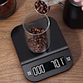 Miniatyrbilde 3 av 5: Svart Kaffeskala, Smart Digital, Håndbrygget Kaffe, Elektronisk Drypp med Timer 2Kg