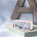 Miniatyrbild 3 av 5: Digital väckarklocka, LED elektronisk väckarklocka spegelväckarklocka skrivbords klocka, USB laddningsbar