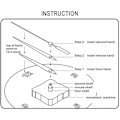 Miniatyrbillede 5 af 5: Kontor Dekoration Stor 3D DIY Rammeløs Vægur Romertal Spejl Vægur til Stue Soveværelse Hjem Vægdekoration Spejl Trim