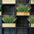 Miniatyrbillede 4 af 5: Kunstige Grønne Hvedegræs Planter (6 stk) - 37cm Kunstige Planter - Faux Plastik Busk Græs til Balkon og Bryllupsdekoration