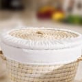 Miniatyrbillede 5 af 5: Udendørs isolering Taro kurv rattan opbevaringskurv