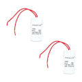 Miniatyrbilde 1 av 3: Rabatt, 2 stk. CBB60 AC 450V sylindermotorkjørende kondensatorleder 2 ledninger CBB60【6UF】