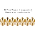 Miniatyrbillede 3 af 5: 48 stk 3D-printer dyser Mk8 dyser i 7 forskellige størrelser